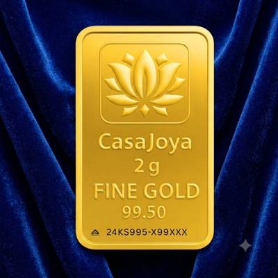 CASAJOYA Gold_Bar_24K_2G 24 (995) K 2 g Gold Bar
