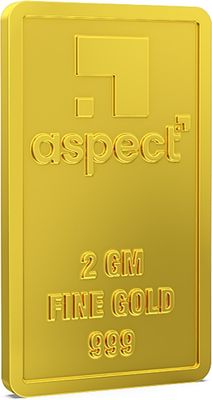 Aspect Bullion & Refinery Rose 24 (999) K 2 g Gold Bar