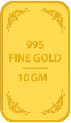 Muthoot Pappachan MUGRBB10G95 24 (995) K 10 g Gold Bar