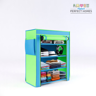 Flipkart Perfect Homes Studio 4 Shelf Plastic Pipe & Cover PP Collapsible Wardrobe Price in India - Buy Flipkart Perfect Homes Studio 4 Shelf Plastic Pipe & Cover PP Collapsible Wardrobe online at Flipkart.com