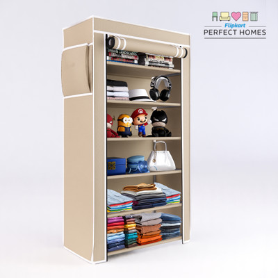Flipkart Perfect Homes Studio 6 Layer Wardobe With Rust proof PVC Pipe PP Collapsible Wardrobe Price in India - Buy Flipkart Perfect Homes Studio 6 Layer Wardobe With Rust proof PVC Pipe PP Collapsible Wardrobe online at Flipkart.com