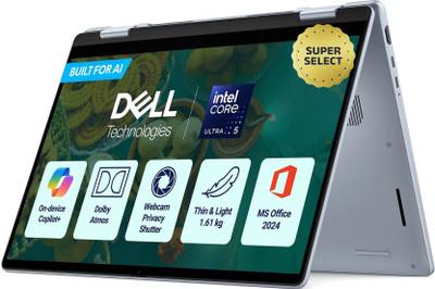 DELL 14 Next Gen AI PC Microsoft Office Home 2024 Intel Core Ultra 5 226V - (16 GB/512 GB SSD/Windows