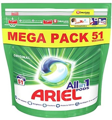 Ariel All-in-1 Pods +Lenor Freshness Washing Liquid Capsules, 43