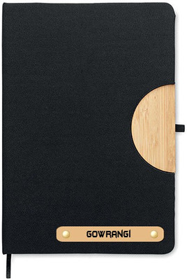 SY Gifts Book Marker A5 Diary Single Rule 100 Pages (Black)