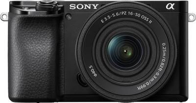 SONY ILCE-6100K Mirrorless Camera Body with SELP16502 Power Zoom