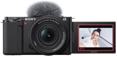 SONY ZV-E10K/BQ IN5 Mirrorless Camera Body with SELP16502 mm Lens