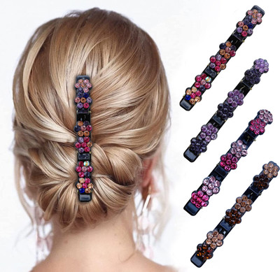 Stone Design Hair Clip, Small Size- White – ShahebBiBi.com