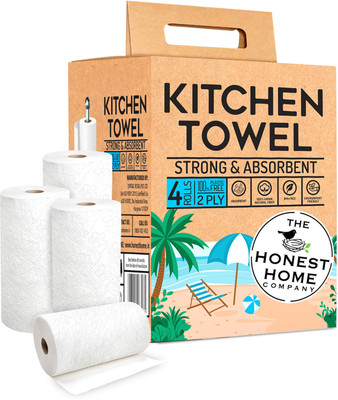 The Honest Home Company Kitchen Towel Tissue Paper Pack Of 4 Rolls Price in India - Buy The Honest Home Company Kitchen Towel Tissue Paper Pack Of 4 Rolls online at Flipkart.com