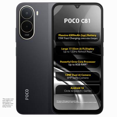POCO C81 (Elite Black, 64 GB)