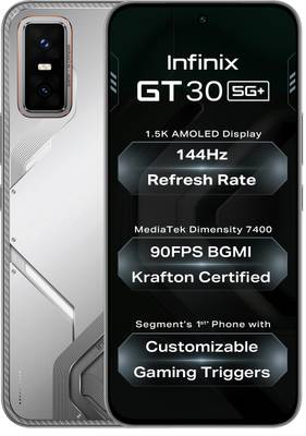 Infinix GT 30 5G+ Blade White 128 (Blade White, 128 GB)