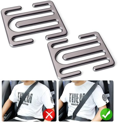HTLAKIKJ 2 Pieces Silicone Belt Lock Holder, Seat Belt, Buckle Aid