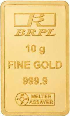 Bangalore Refinery GB24K-999-10G 24 (9999) K 10 g Gold Bar