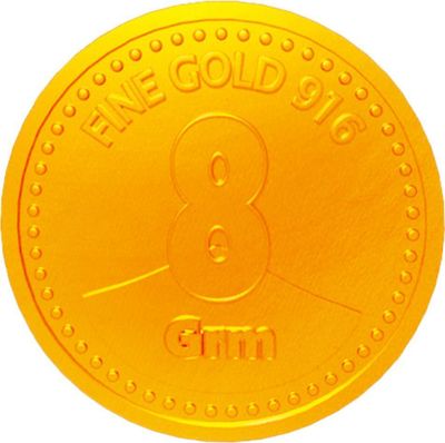 Euphoria Jewellery shopsy_8-916 22 (916.7) K 8 g Gold Coin