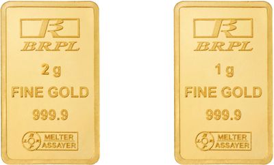 Banglore Refinery sshopsy_BR_CMB_01 24 (9999) K 3 g Gold Bar