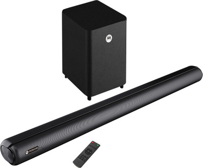 MOTOROLA AmphisoundX 200 W Bluetooth Soundbar (Black, 2.1 Channel)