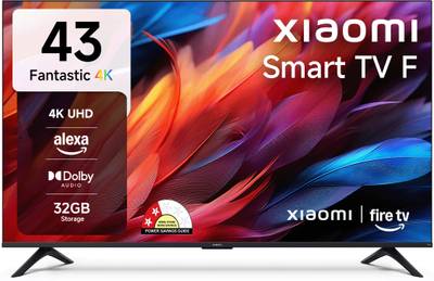 XIAOMI F Series 108 cm (43 inch) Ultra HD (4K) LED Smart Fire TV with Dolby Audio | Box Speakers | Ale