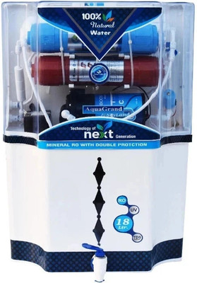 Aquagrand Skyland Combo | 1 Year Warranty | Copper and Alkaline Vitamin B12 | 18 L RO + UF + TDS + ALK Water Purifier (Suitable for all - Borewell, Tanker, Municipality Water)