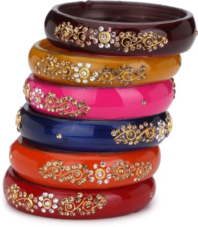 Stone bangles deals in flipkart