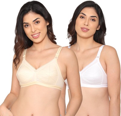 kalyani pack of 2 bra with lace detailing 5027 Women T-Shirt Non Padded Bra  - Buy kalyani pack of 2 bra with lace detailing 5027 Women T-Shirt Non  Padded Bra Online at