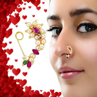 Bridal Nose Rings Buy Bridal Nose Rings online at Best Prices in India Flipkart