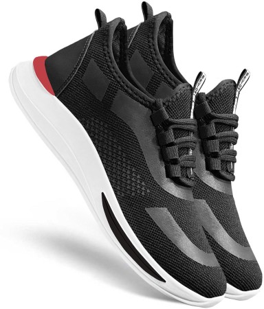 Black sports store shoes online