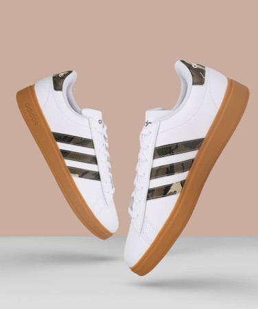 Adidas white sneakers online 2025