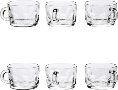 Somil New Design & Style Glass Tea Cup Set Of 6 Model No-b32