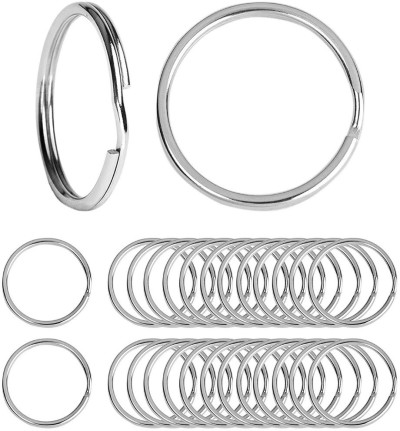 Split Rings Titanium Small Key Rings Pack of 10 (14mm)