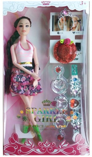 जीविका गैलरी Foldable Barbie Doll and Hand and Lag