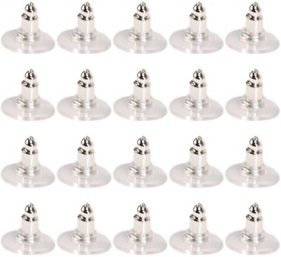 navjai Earring Backpush Backs Stoppers Bullet Clutch Portable Flat pad  Stoppers 150pc - Earring Backpush Backs Stoppers Bullet Clutch Portable  Flat pad Stoppers 150pc . shop for navjai products in India.