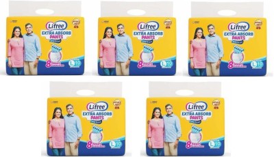 Lifree Absorbent Pants Adult Diaper Unisex Large Buy packet of 2 diapers  at best price in India  1mg