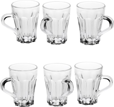 Somil New Design & Style Glass Tea Cup Set Of 6 Model No-b32