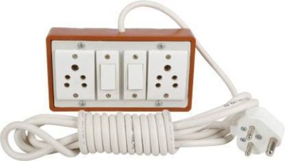 Icalsonic Wooden decorated 4 socket with switch and led light board 4 meter  Wire 10 A Five Pin Socket Price in India - Buy Icalsonic Wooden decorated 4  socket with switch and