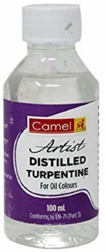 Raman fiber glass Tarpin Oil Turpentine Oil for Paint 100 Ml each