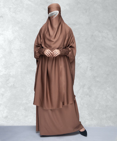 MODEST CITY One Piece Full Length Jilbab with Chunat Sleeves in