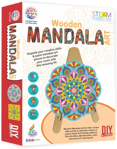 Neon Fashion Mandala Art Kit for Adults - Mandala Colouring Art Craft Kit  Kids at Rs 750/piece, Drawing Kit in Delhi