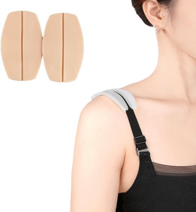 FlyTouch Soft Silicone Anti-slip Shoulder Pads Bra Strap Cushions