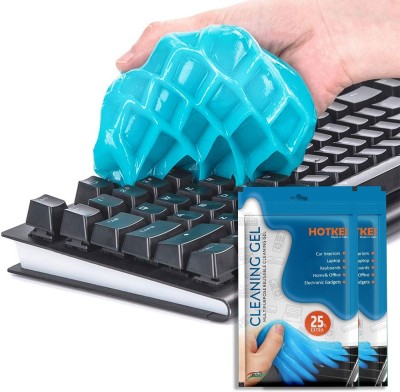 HOTKEI Multipurpose Laptop Pc Computer Keyboard Car Dust Remover Cleaner  Cleaning Slime Gel jelly Kit for Car Interior AC Vent Home Electronics  Remote Laptop Keyboard Cleaner Cleaning Kit for Computers, Gaming, Laptops