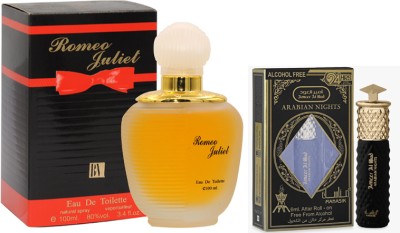 BN PARFUMS Romeo Juliet Perfumes 100ml Musk E Razali Aattar 6ml