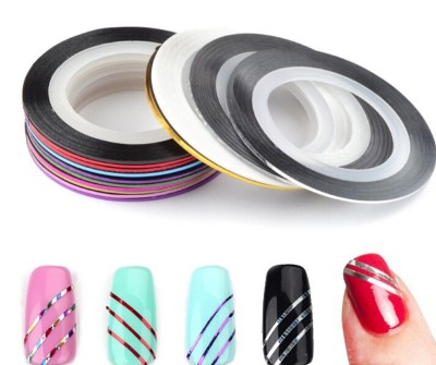 Vertical stripes tutorial Easy minimalist nail art to try now