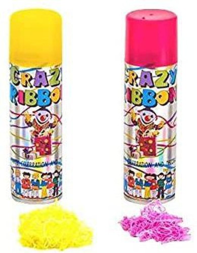 ENJOY (Set of 8) Combo of Ribbon & Snow Spray Price in India - Buy