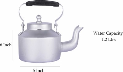 Super HK Traditional Aluminium Roadside Cutting Chai/Tea Kettle