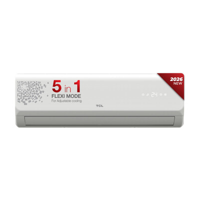 TCL 2026 Model 1.5 Ton 3 Star Split Inverter 5 Step Convertible with Powerful Turbo cooling, Energy saving, Silent Operation AC AC TAC-18CSD/EV3F2, Wh