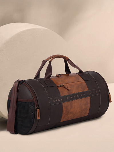 30 L Gym Duffel Bag - Clubsport - Brown