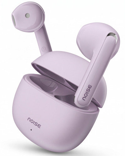 Noise Buds Mini with 13mm Drivers BT v5.3, Low Latency, 40Hr Playtime Quad-Mic ENC Bluetooth Headset Calm Lilac, True Wireless
