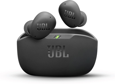 JBL Wave Buds 2 ANC Earbuds with BTv5.3,Multi Connect,Fast Charge,40H runtime,4 Mics Bluetooth Headset Black, In the Ear