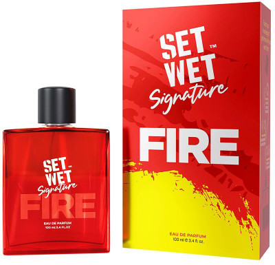 SET WET Fire & Ice Perfume for Men, Woody & Citrusy Long Lasting Perfume, Pack of 2 Eau de Parfum  -  200 ml (For Men)