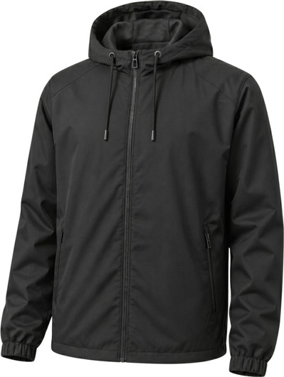 Solid Men Raincoat