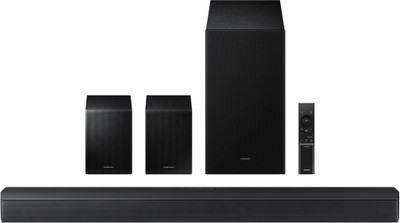 Samsung HW-B67EF/XL, Dolby Digital and DTS Virtual-X, Q-Symphony 490 W Bluetooth Soundbar Black, 5.1 Channel
