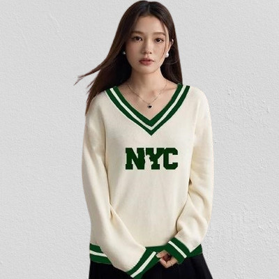 LIME Women Full Sleeve Printed Sweatshirt